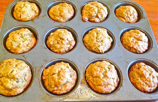 Crystallized Ginger Zucchini Cupcakes