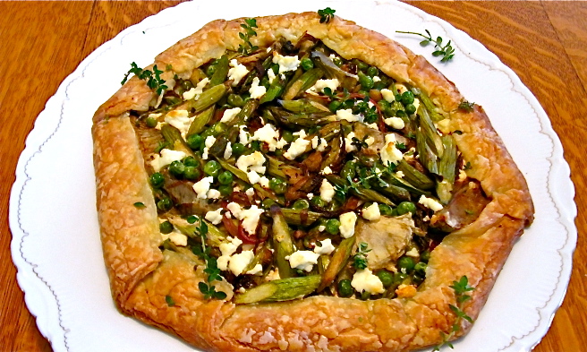 Spring Seasonal Vegetable Galette Hack