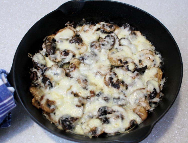 Earthy Delicious Baked Mushrooms with Cheese